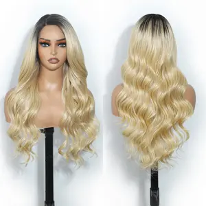 [Style Icon] 26 Inch Wavy  Free Part 13*4 Lace Wig Natural lustre heat-resistant Synthetic Wig For Women