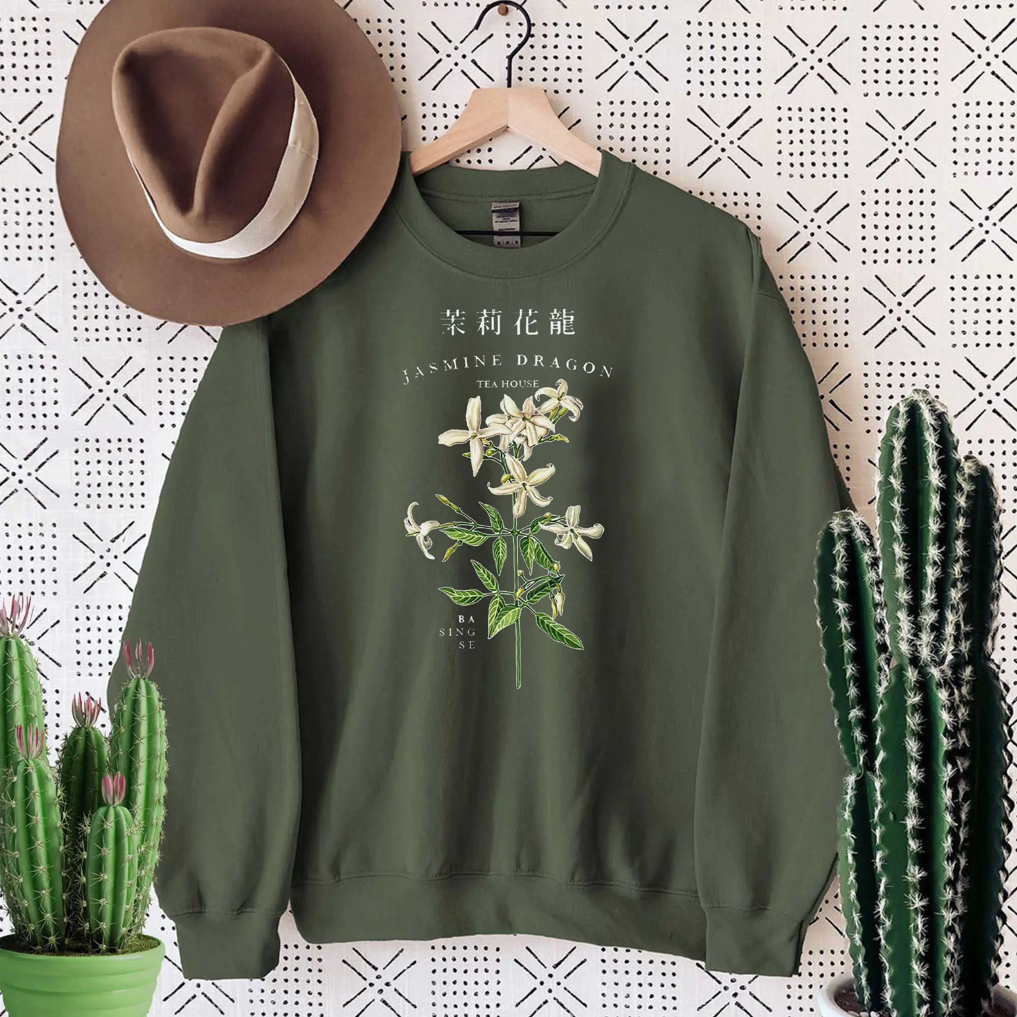 Jasmine Dragon Tea House Sweatshirt Uncle Iroh Sweatshirt Avatar Sweatshirt The Last Airbender Shirt Cartoon Series Airbender Shirt T-shirts, Sweater, Hoodies – Suitable for All Genders Cotton  Unisex Tops