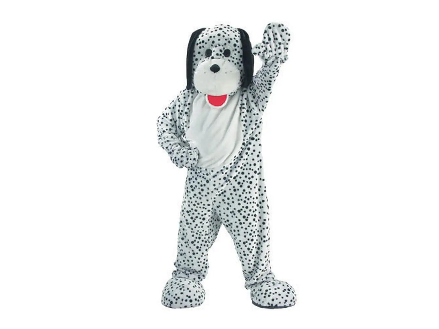 Dress Up America 299-L Dalmatian Mascot Costume Set - Large, Polyester, Jumpsuit