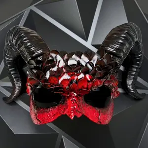 Dragon Scaled Horn Mask