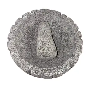 EL CHAVALON Unique Molcajete from San Nicolas De Obispo Michoacan Mexico Volcanic Stone Mortar and Pestle
