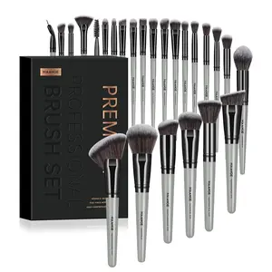 MAANGE Soft Bristle Makeup Brushes Sets, Multifunctional makeup brushes, Cosmetic Brushes, with Comfortable Grip, 25pcs/set Makeup Tools for Foundation, Powder, Concealers, Eyeshadow, Blush, Valentine's Day Gift