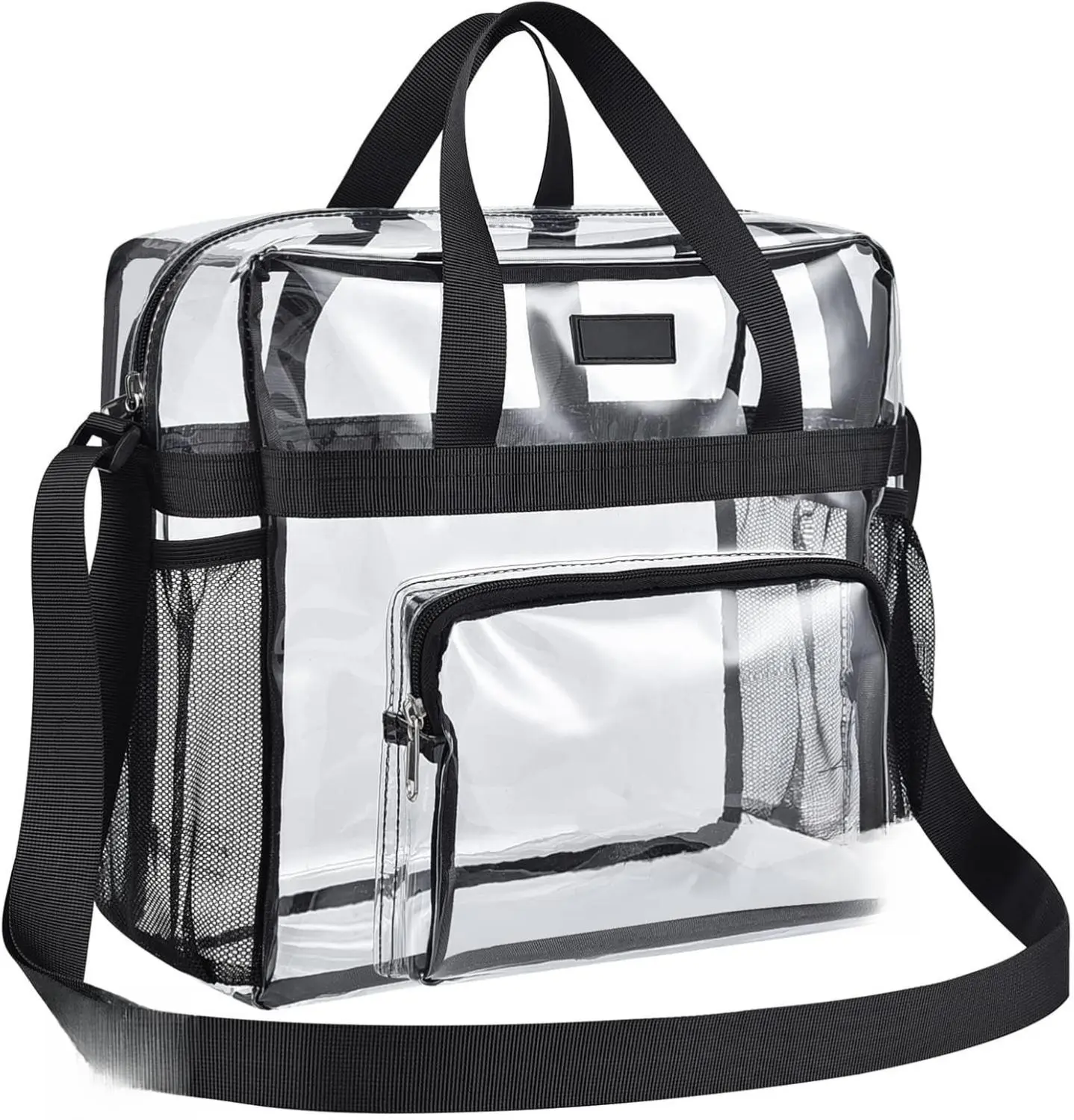 Clear Bag Stadium Approved, 12x6x12 Clear bag for Stadium Events, Women's Top-Handle Bags for Concert Festival Work