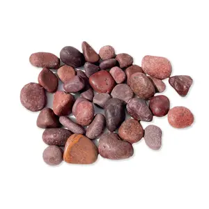 Red Polished Pebbles: Plants, Fish Tanks, Succulents, Decor - Indoor & Outdoor