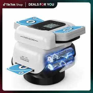 2026 New Automatic Card Shuffler & Dealer for 1-2 Decks Support 8 Players,Gifts for Boyfriend, Husband,2-in-1 Rechargeable Card Dealer Machine, Poker, UNO, Blackjack, Texas Hold'em, Crazy Eights, Birthday Christmas Gifts