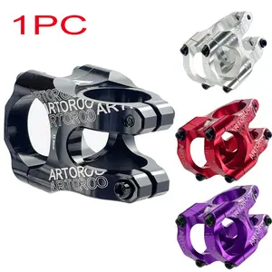 1PC ARTOROO Mtb Short Stem, Road Bike Mountain Aluminum Alloy Bicycle Stem 31.8mm Bicycle Parts