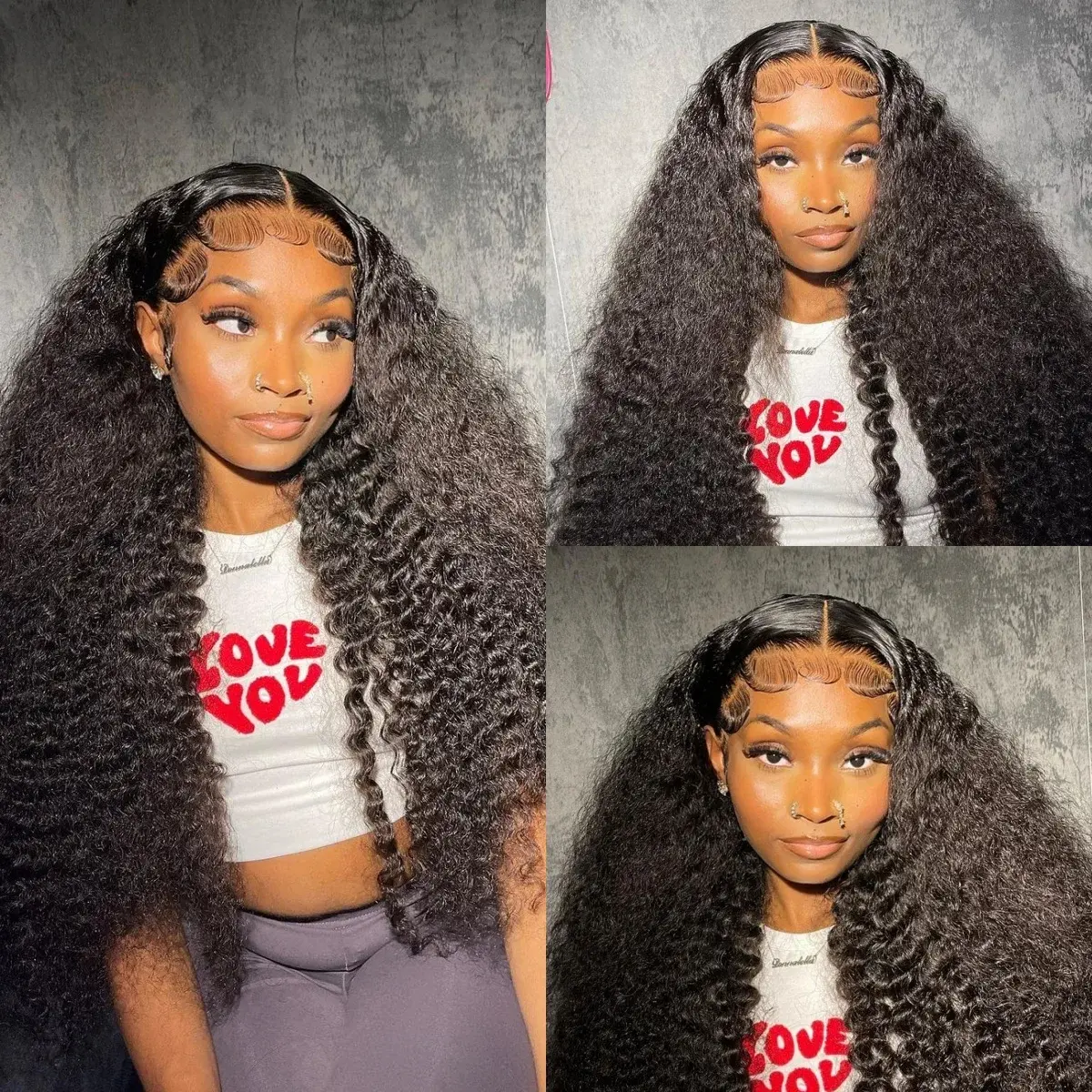4x4 HD Kinky Curly Wig