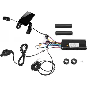 DC 36/48V Electric Bike Controller Kit with LCD Display & Pedal Assist Sensor