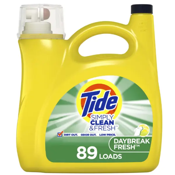 Liquid Laundry Detergent, 128 fl oz, 89 Loads, Laundry Soap for Clothes, Everyday Washing, Liquid Clothing Cleaner