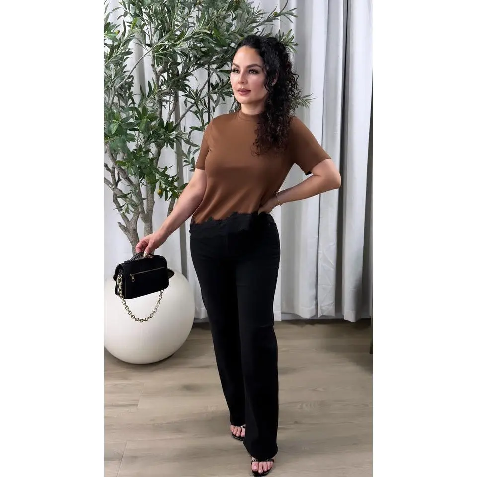 WV19195RS-BLK SUPER HIGH RISE JEANS