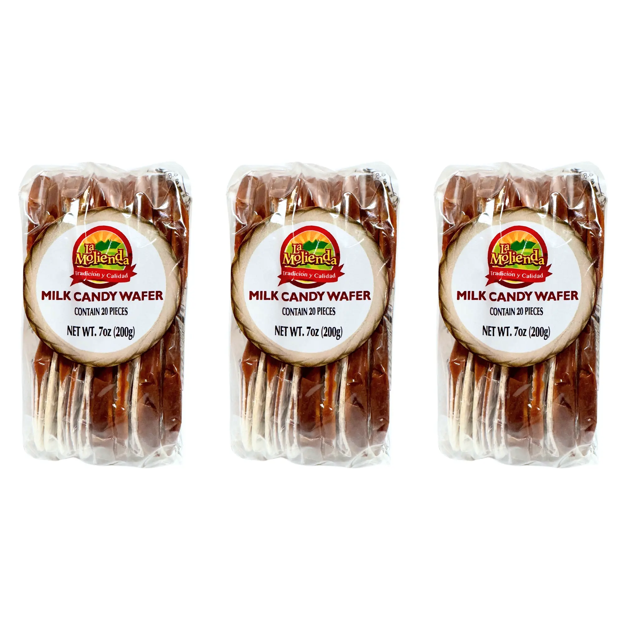 La Molienda - Mini Milk Chocolate Candy Wafer Obleas - 3 Pack La Molienda - Mini Milk Chocolate Candy Wafer Obleas - 3 Pack