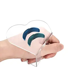 Acrylic Transparent Color Mixing Palette, Makeup Tool For Women, Nail Art Tool, Clear, Cosmetic