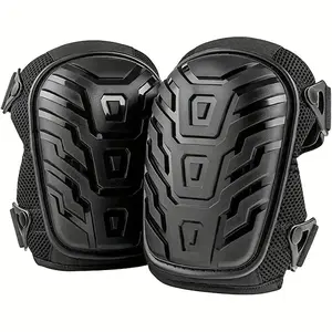 Heavy Duty Hard Shell Anti-Slip Knee Pads - Adjustable, Anti-Injury, Shield, Shock-Absorbing Protective Gear for Work, Construction, Adjustable Protective Gear Steel Toe Cap Waterproof Gloves