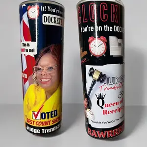 Judge Trendsetta 20 oz tumbler Drinkware Water Bottles Cup Washable Reusable Insulated Stainless Steel Stylish Beverage Portable