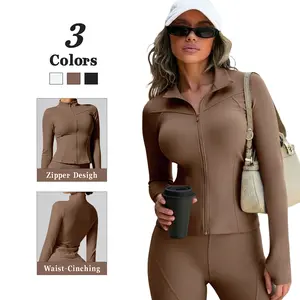 Women's upgraded multi-functional sports jacket, slim and body-shaping, breathable, quick-drying and wrinkle-resistant. Versatile for daily wear, your ideal vitality companion for women's outdoor casual sports outerwear.