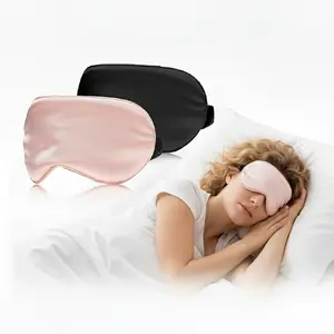 Sleep Eye Mask (2 Pack), Night Mask, Adjustable Strap, Soft Smooth Comfort, Unisex, Ideal for Naps and Travel, Lightweight and Washable