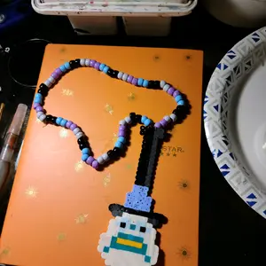 mayor from nbc melty beads kandi necklace