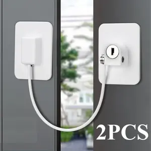 Window snap lock, stopper sliding door lock, anti-theft door and window safety lock, non-drilling outward opening window lock