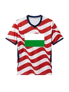 I simply can't get enough of this jersey! With its eye-catching national flag print, breathable mesh fabric, and retro wave stripes—it is an absolute masterpiece for every proud patriot!