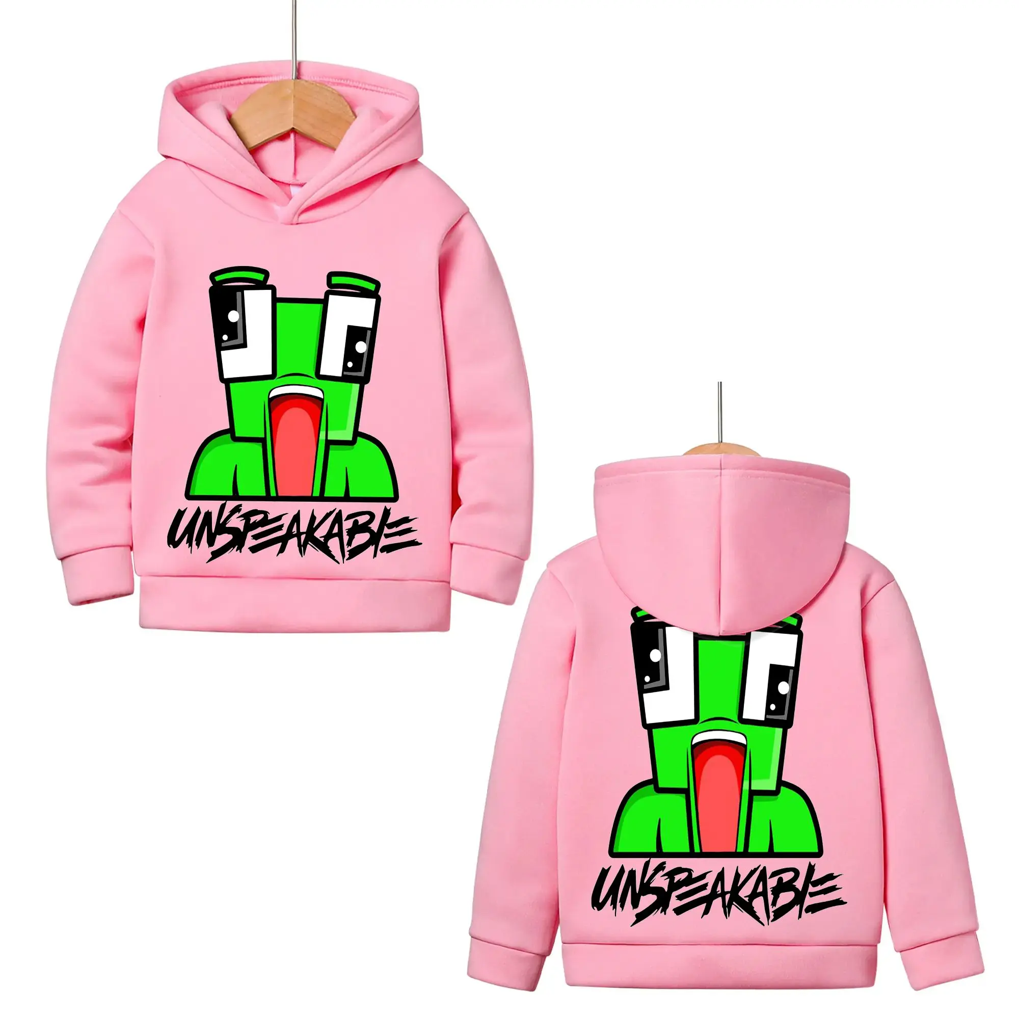 Unspeakable hoodie Double-sided Graphic Sweatshirts Long Sleeve Hoodie