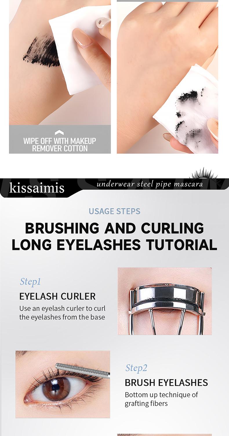 2-Pack Viral Mascara – Get Long, Full, Curled Lashes in Seconds, Waterproof & Smudge-Proof | Effortless Everyday Quick Makeup