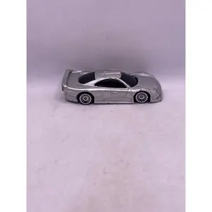 Maisto Mercedes CLK GTR Diecast Car Model - Silver Finish, Detailed Design, Loose Model for Collectors and Car Enthusiasts, US, High-Quality Representation
