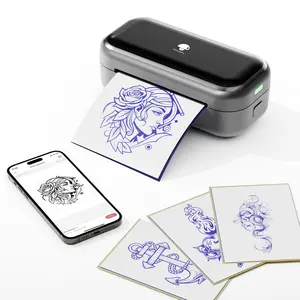 Phomemo TP31 Mini Tattoo Stencil Printer – Wireless Bluetooth Thermal Printer, Includes 30pcs Transfer Paper, Compact & Portable, Compatible with Smartphone, Tablet & PC, Ideal for Tattoo Artists & Beginners, On-the-Go Transfers