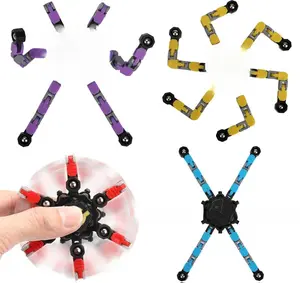 4‑Pack Transformable Fidget Spinners – Sensory Stress Relief Toys for Kids & Adults | Anti‑Anxiety Spinner Set for Birthday Gifts & Back‑to‑School Party Favors