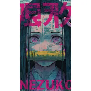 [Sale Off Up To 50%] [Unframe] Kimetsu no Yaiba (Demon Slayer) - Nezuko Anime Posster