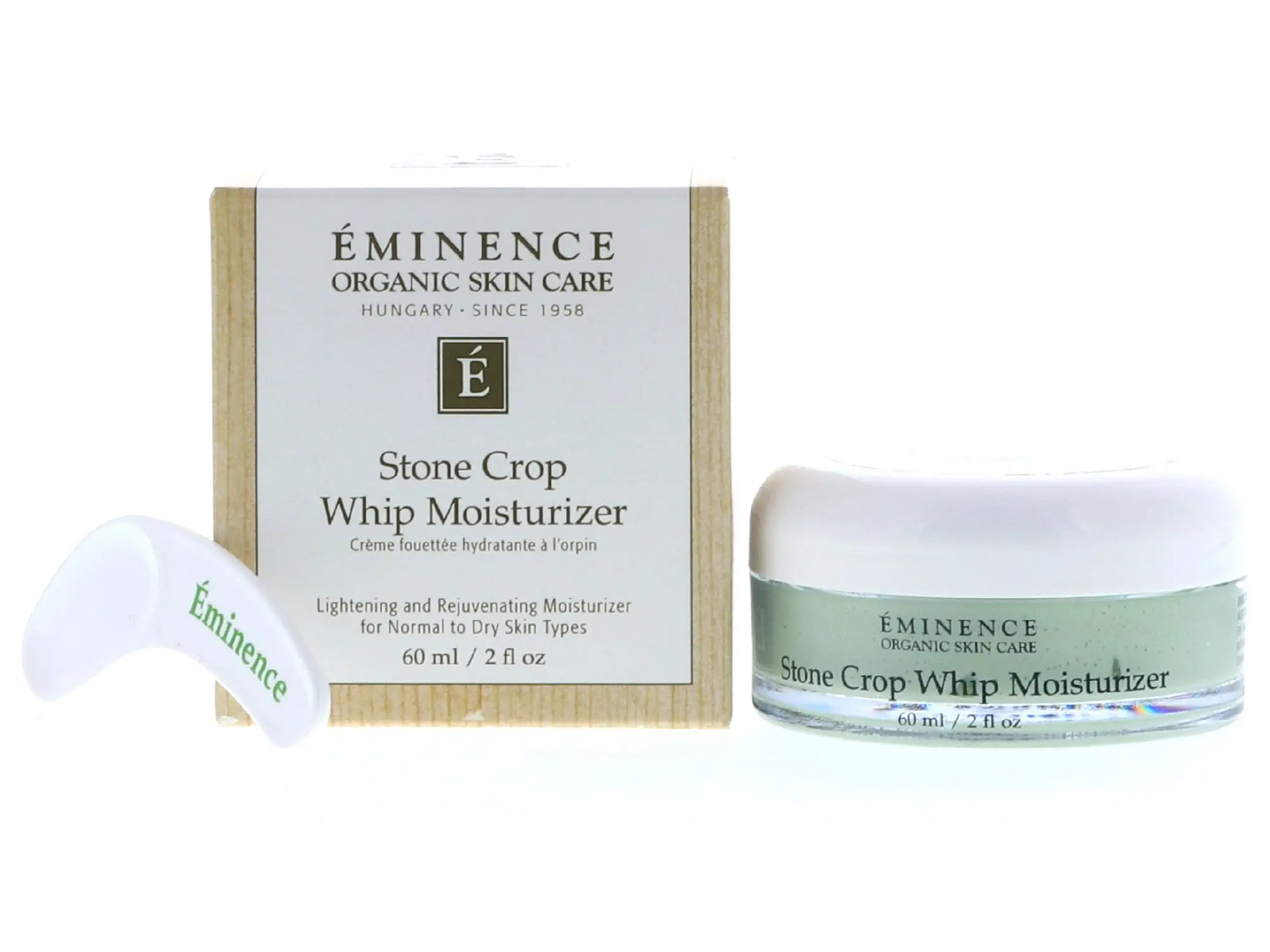Eminence Stone Crop Whip Moisturizer, Daily Hydrating Lotion for Normal to Dry Skin, Heals Irritations & Supports Damage Repair, 2 oz, Hydrate, Daily Hydrating Moisturizer