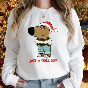 Just a chill guy Funny Sweatshirt, Chill Guy Unisex Tshirt, Chill Guy Meme