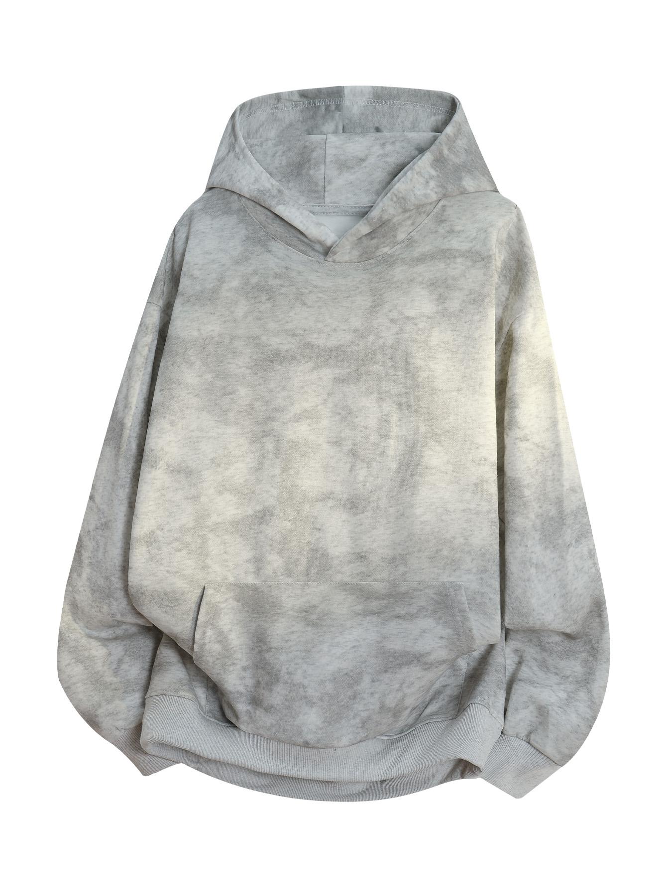 CCCMAI Men's Textured Hoodie Casual Long Sleeve Hooded Sweatshirt for Spring & Fall Fashion Men's Clothes for Daily Wear Menswear Sweatshirts Tops Man Pullover Long Sleeve Casual Tops