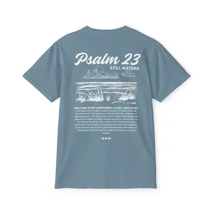 Psalm 23 Comfort Colors Unisex Pocket T-Shirt