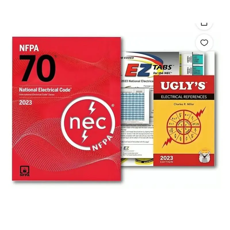 NFPA 70 2023 NEC Code Book + Ugly Electrical Spiral + EZ Tab  Paperback