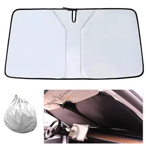 [2025 Upgrade] Car Windshield Sunshade Foldable, UV Ray Reflector Auto Front Window Sun Shade Visor Shield Shade,Keeps Vehicle Cool, Suitable Most Vehicles