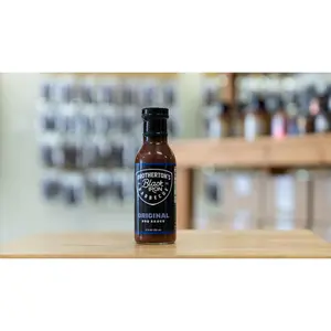 Brotherton's Black Iron BBQ Sauce - Deep Smoky Sauce with Robust Spices, Tangy Vinegar & Sweetness for Grilled and Smoked Meats