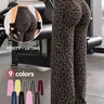 Women's High Waist Straight-Leg Yoga Pants – Butt Lifting, Slim Fit Workout & Fitness Trousers Minimalist, Leopard, Cheetah, Polka Dot Print & Solid Color