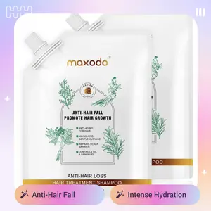 【Buy 1 Get 1 Free】Maxodo Anti-Hair Fall Treatment Shampoo 300ML - Caviar Extract & Ceramide NP for Scalp Biorepair, Sulfate-Free Gentle Cleansing, Intense Hydration for All Hair Types