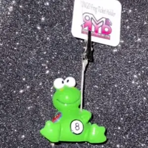 Lucky BINGO frog ticket holder Lucky BINGO frog ticket holder