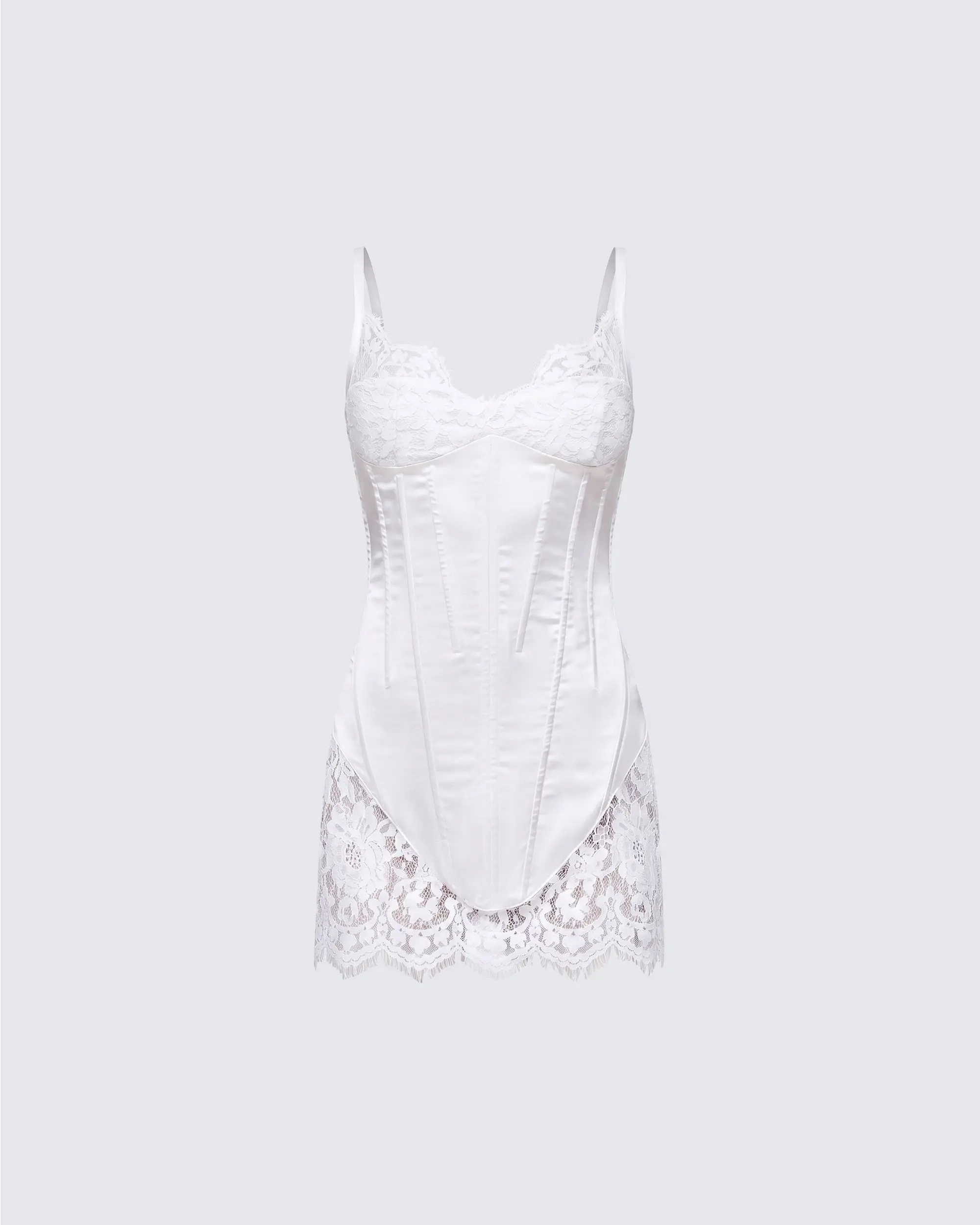 Rosie White Corset Dress