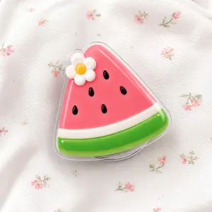 2D Watermelon Phone Grip - Flat Acrylic Summer Fruit Phone Holder & Kickstand - Kawaii Daisy Phone Accessory for Phone and Kindle