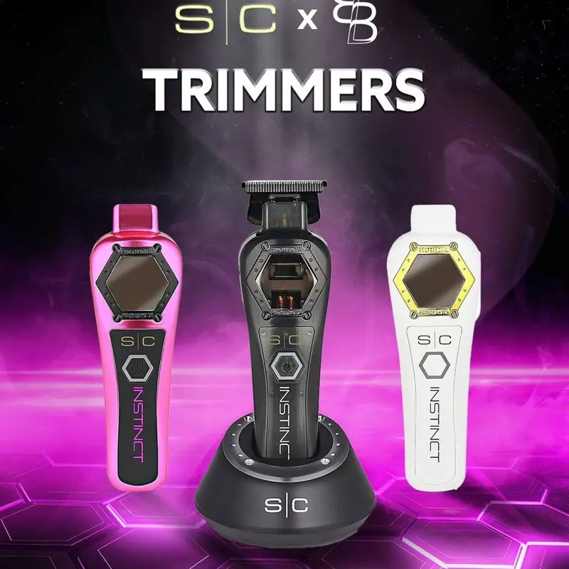 StyleCraft Instinct Trimmer S|C Instinct - Pink, Black, and White Options Available - SC x B Trimmers Series Handle