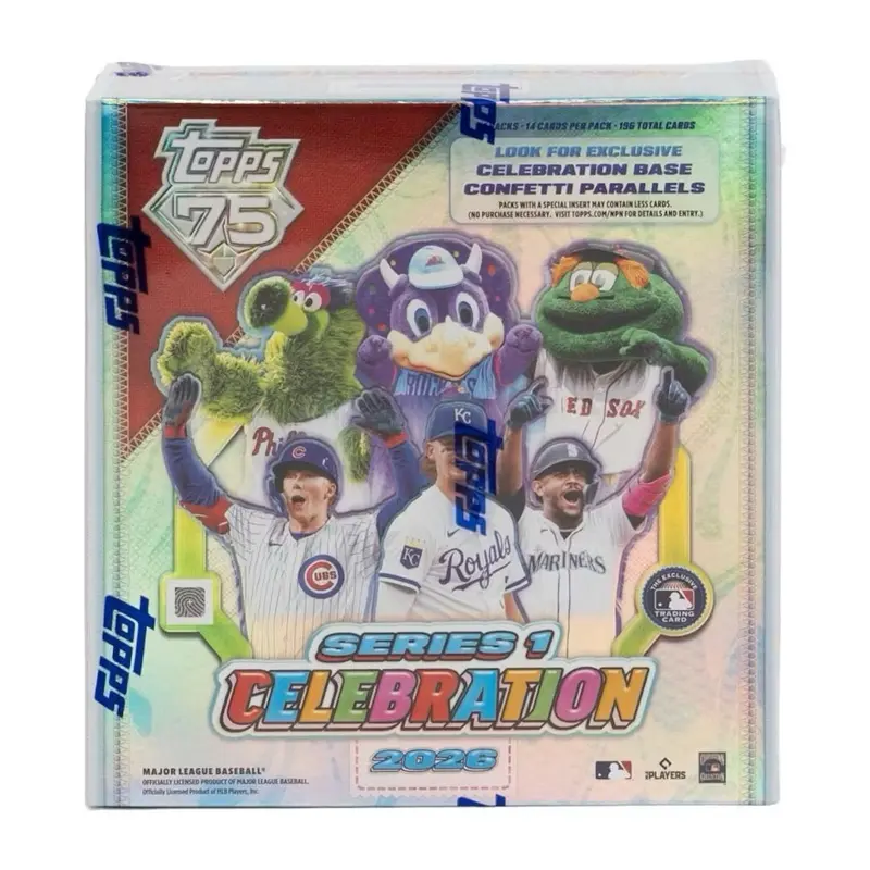 2026 Topps Series 1 Baseball Celebration Mega Box Trading Cards