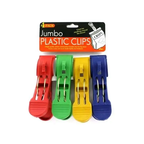 jumbo plastic clips