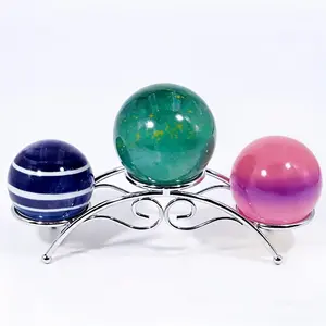 3 Arch Display for Crystal Spheres |   Various Base Stands for Crystal Balls |   Curved Holder for Crystal Sphere Eggs |   Home Decoration in Black, Golden, And Silver