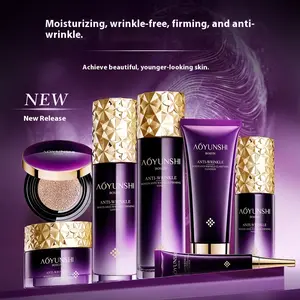 7-Piece Anti-Wrinkle Firming Kit with Pro-Xylane & Hyaluronic Acid | Intense Hydration, Moisturizing & Lifting Care for Youthful Skin