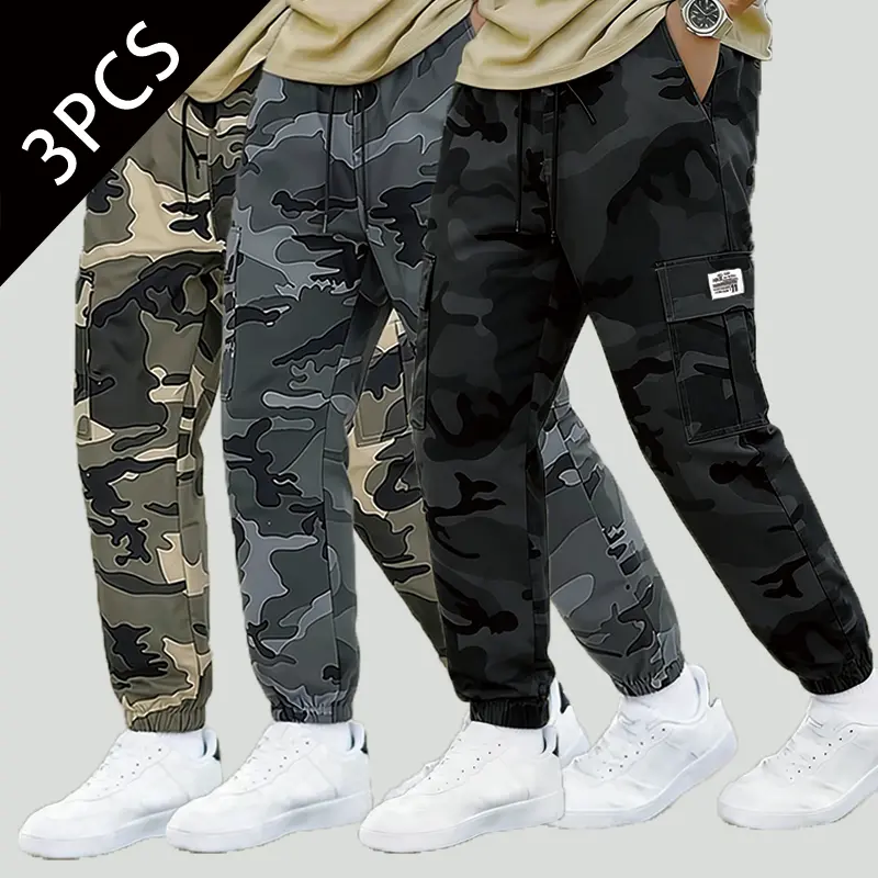 Khaki + Dark Gray + Black