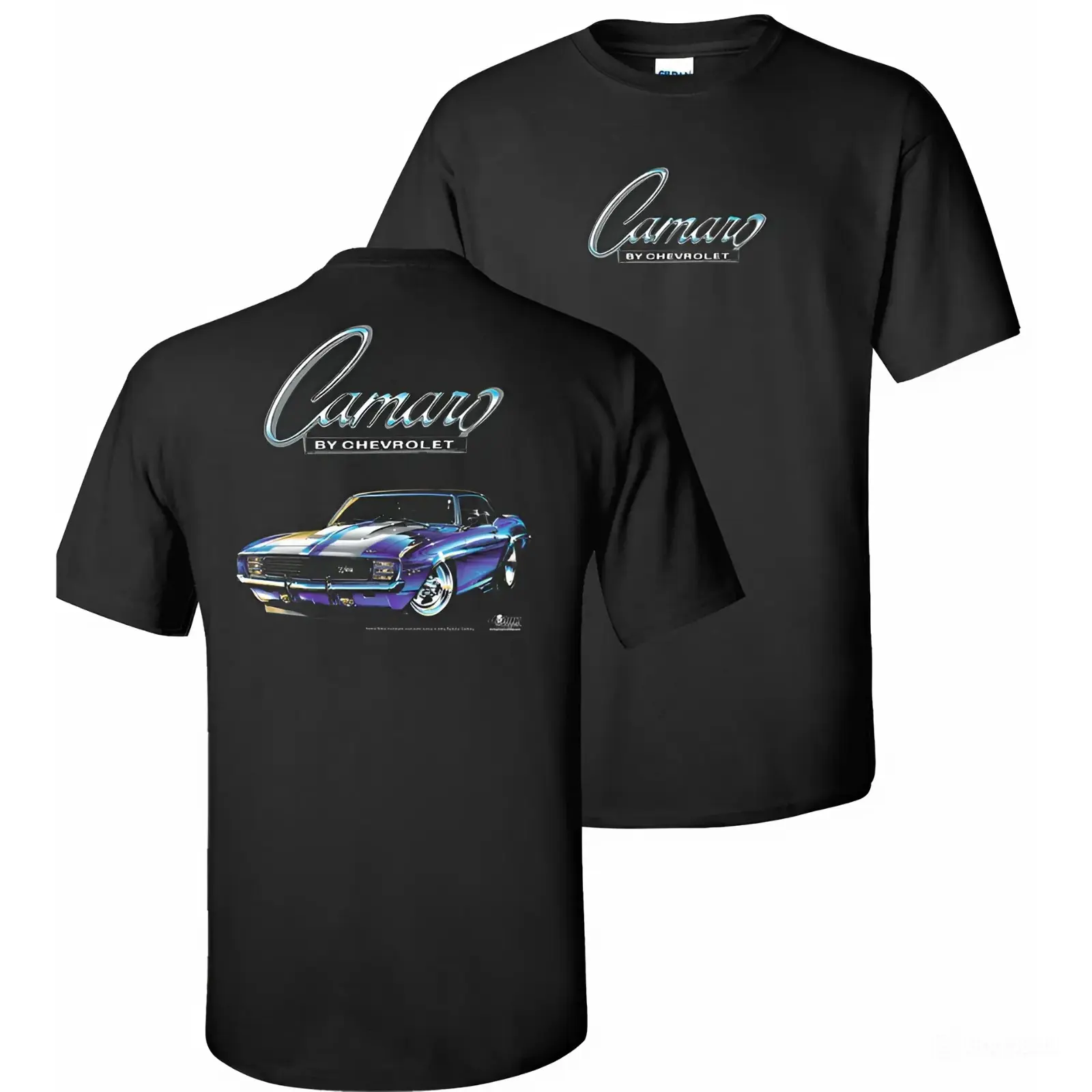 Camaro by Chevrolet T-Shirt – Classic Muscle Car Graphic Featuring Vintage Camaro Z/28 Design for Car Enthusiasts