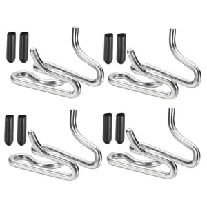 PETAXCELL Dog Collar Extra Links, Prong Collar for Pets Stainless Steel Pinch Dog Training Collar Round Head 2.3mm, (Silver, 4sets)/ Intended for Small / Medium / Large Dogs Training