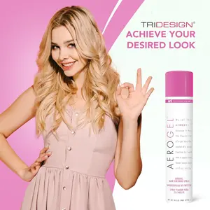 TRI Design Aerogel Hairspray For Styling - Non-Toxic Hair Finishing Spray for Styling, Volumizing and Holding Curly Hair with Flexible Hold